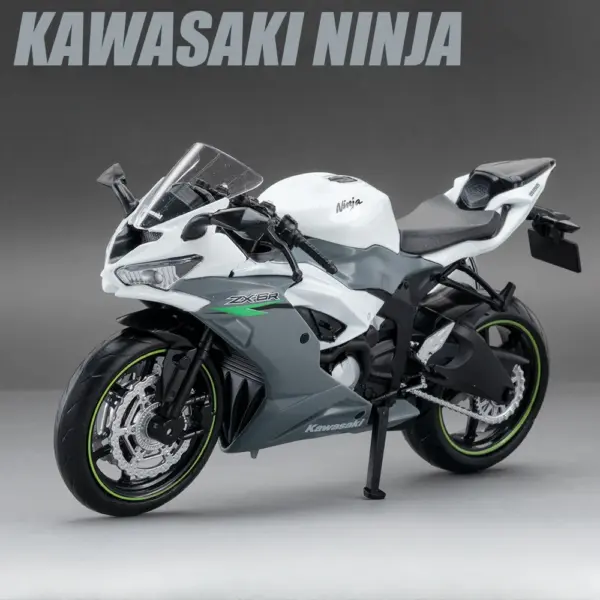 Kawasaki NIJIA ZX-6R 1:12 Alloy Model Motorcycle - Image 9