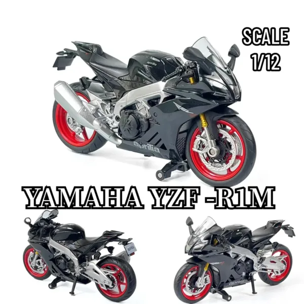 1:12 Scale YAMAHA YZF-R1M Motorcycle Model - Image 12