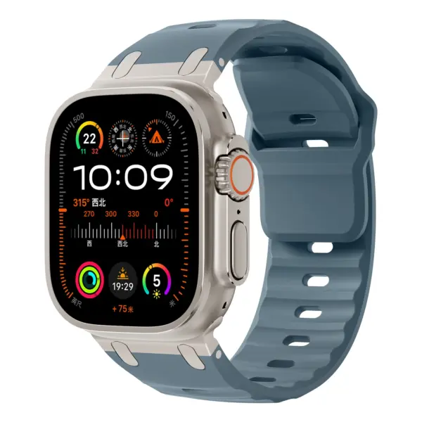 Rugged Silicone Sport Band for Apple Watch - Image 8