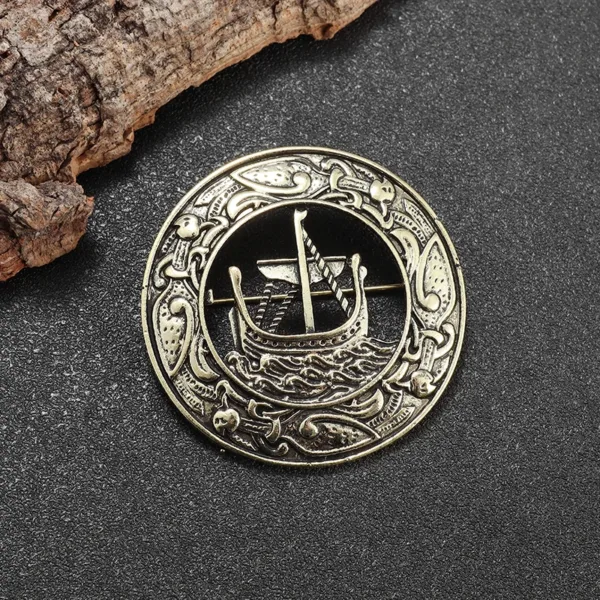 Norse Shield Brooch for Men and Women - Image 24