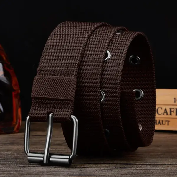 120 cm Versatile Canvas Belt for Men - Image 5