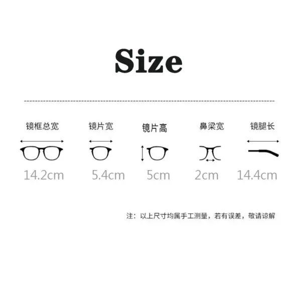 Trendy Square Frame Anti-Blue Light Glasses - Image 6