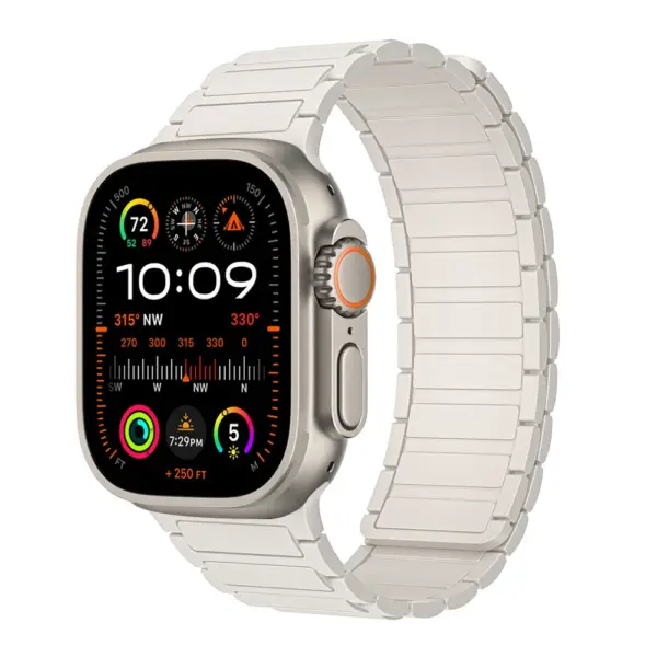 Silicone Magnetic Strap for Apple Watch 49mm 45mm - Image 22