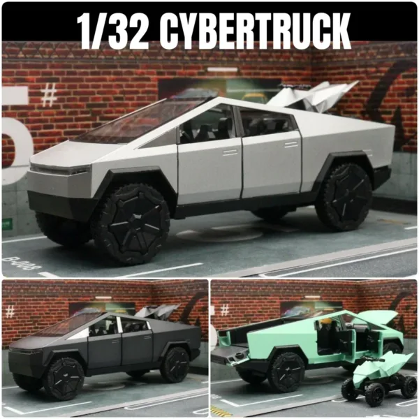 Tesla Cybertruck Diecast Miniature Model Car - Image 2