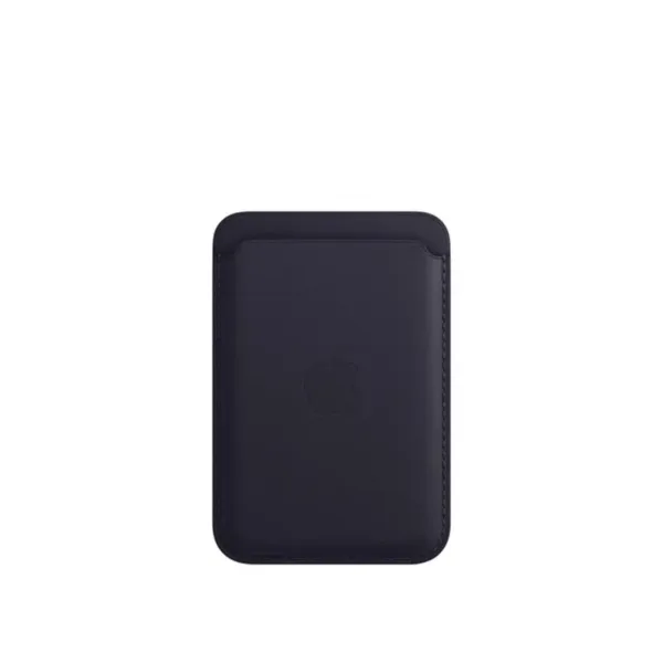 Black Apple MagSafe Leather Wallet for iPhones