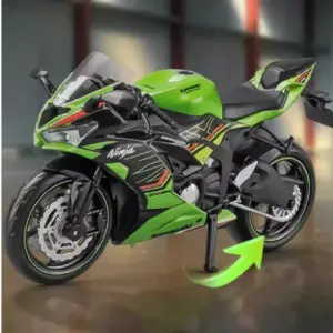 1:12 Alloy Kawasaki Ninja ZX-6R Motorcycle Model 13 S5889b3b64a8a4db18f0c19b3b581882bV