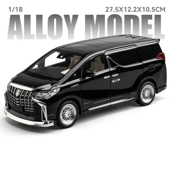 1/18 Metal Diecast Alphard MPV Toy Car - Image 9