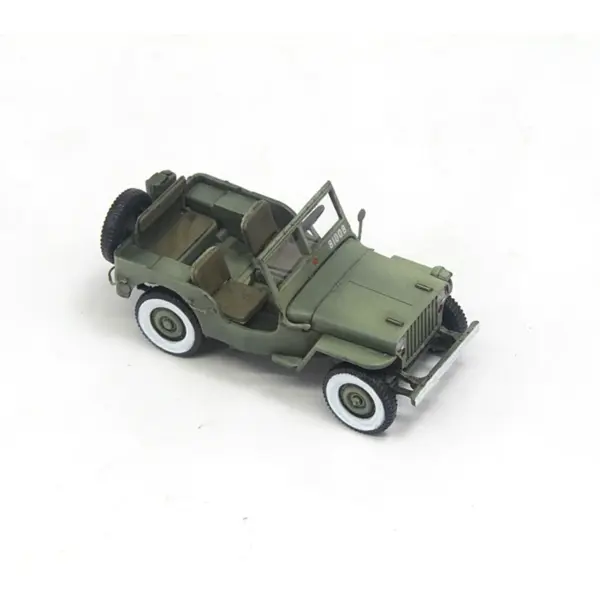 1:72 Chinese Military Jeep Model Collectible - Image 5