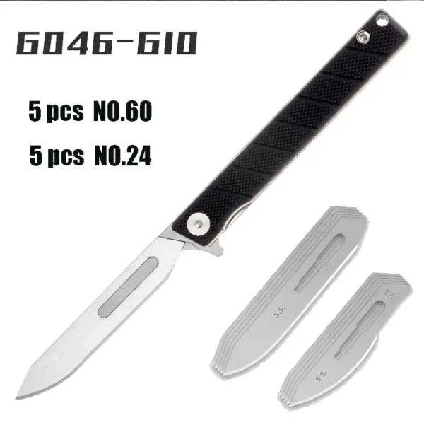 PEI G10 Folding Utility Knife with Clip - Image 10