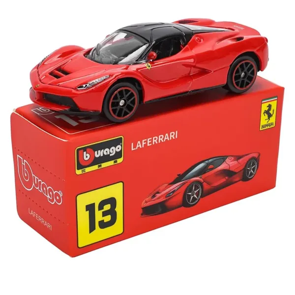 Bburago 1:64 Diecast Ferrari LAFERRARI Model Car - Image 8