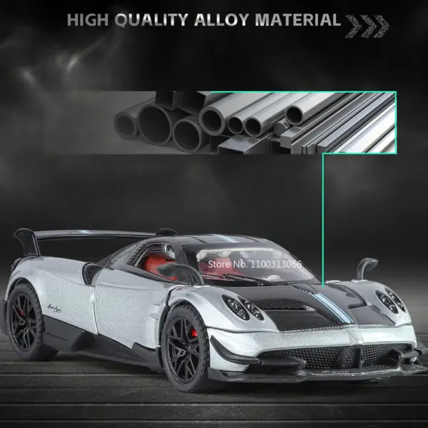 1:32 Pagani Huayra Sports Car Model Toy - Image 2