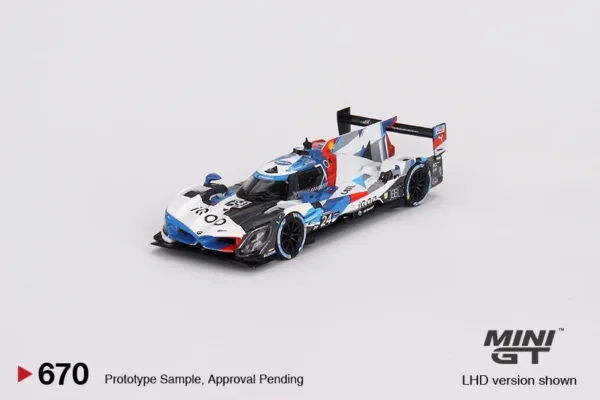 1/64 Scale BMW M Team RLL Diecast Model Car - Image 4