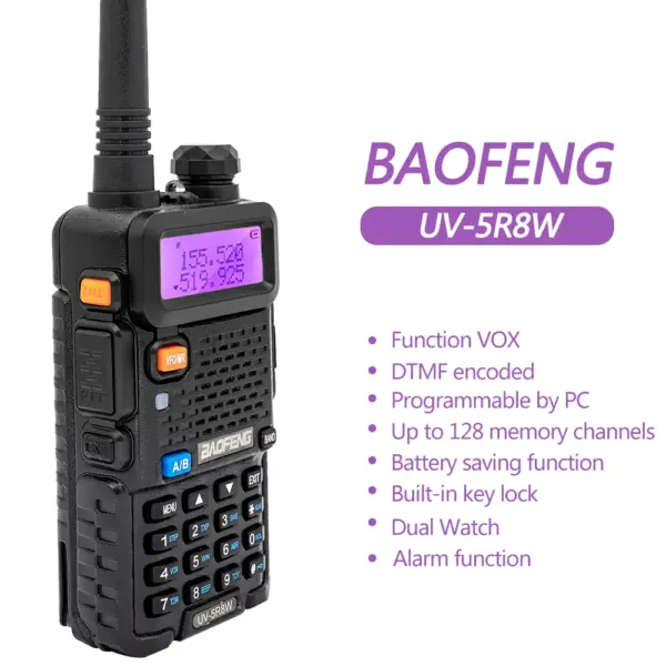 Baofeng UV-5R Dual Band Walkie Talkie 8W - Image 5