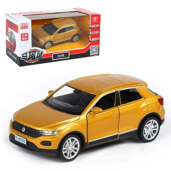 1:36 Volkswagen T-Roc Alloy Model Toy Car - Image 9