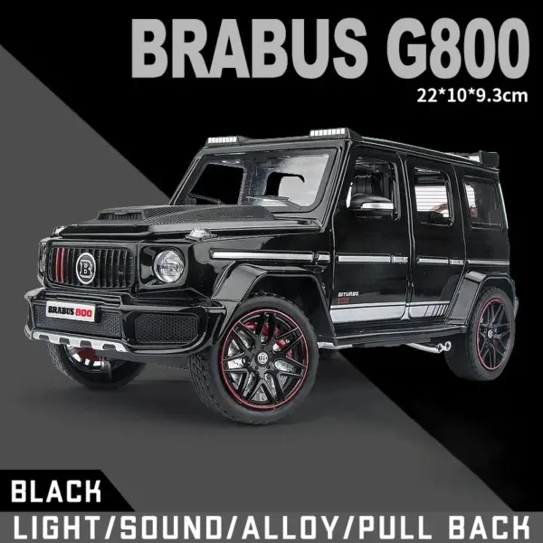 1:24 Scale Brabus G800 Diecast Metal Car - Image 10