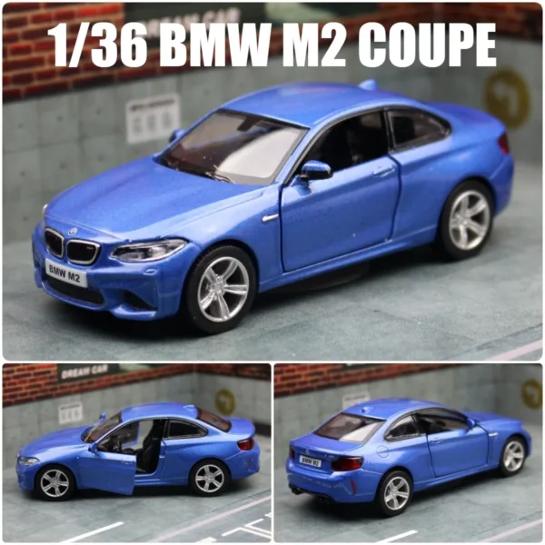 1/36 Scale BMW M2 Diecast Toy Car - Image 7