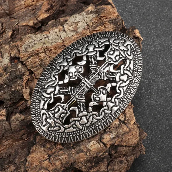 Norse Shield Brooch for Men and Women - Image 15