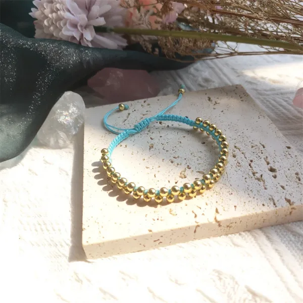 Handmade Copper Beaded Bracelets for Women - Image 5