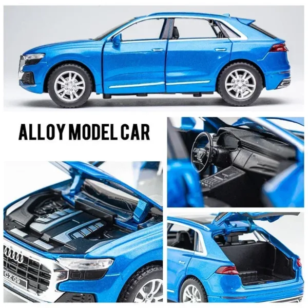 1:32 Audi Q8 Alloy Diecast Model Car - Image 5