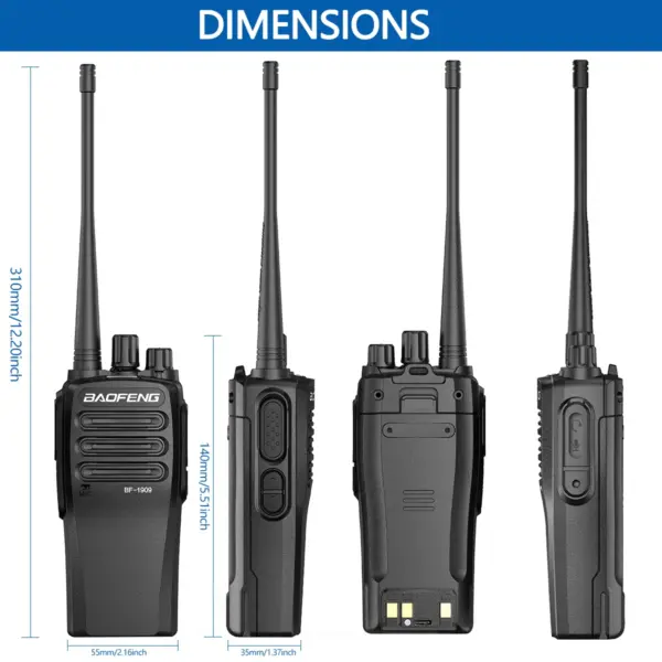 BaoFeng BF-1909 High Power Walkie Talkie - Image 5