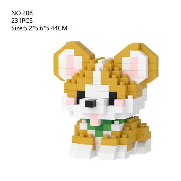 Cute Mini Pet Models Building Block Set - Image 19