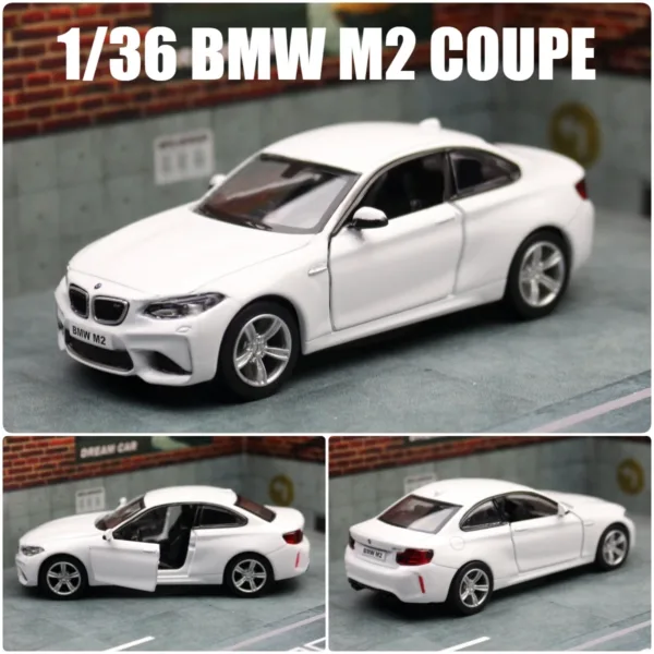 1/36 Scale BMW M2 Diecast Toy Car - Image 8