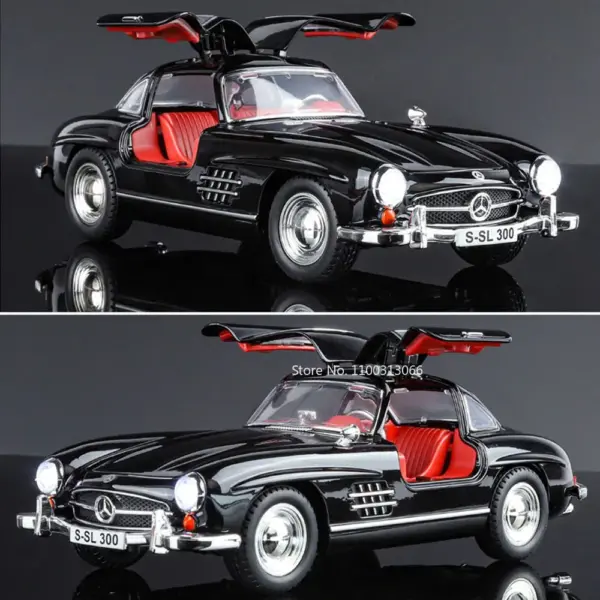 1:24 300SL Diecast Car Toy with Lights - Image 6