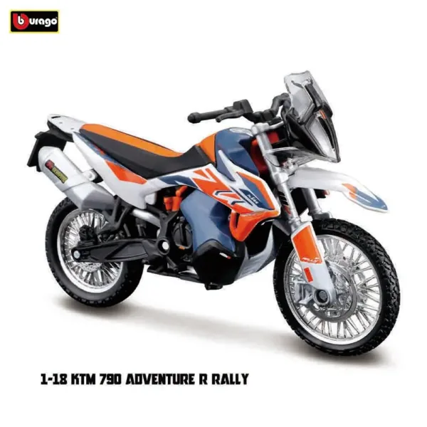 Bburago 1:18 Red Bull KTM Motorcycle Model - Image 12