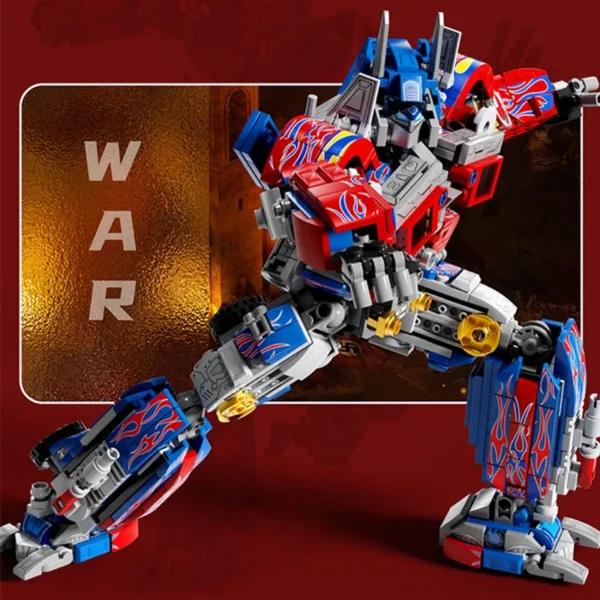 800PCS Optimus Prime Bumblebee Building Blocks - Image 5