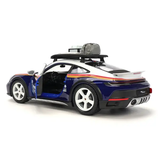 Bburago 1:24 Porsche 911 Dakar Model Car - Image 5