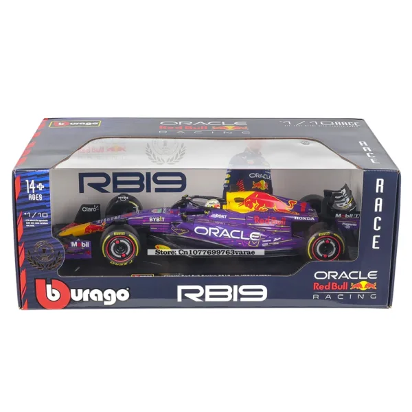 Bburago 1:18 Red Bull Racing RB19 Model Car - Image 6