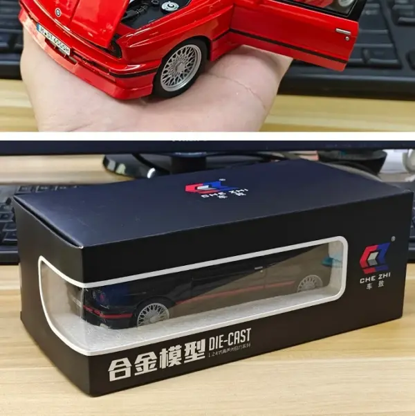 1:24 BMW M3 E30 Alloy Diecast Car Model - Image 6