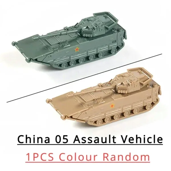 1:144 WWII Plastic Tank Model Set of 4 - Image 15