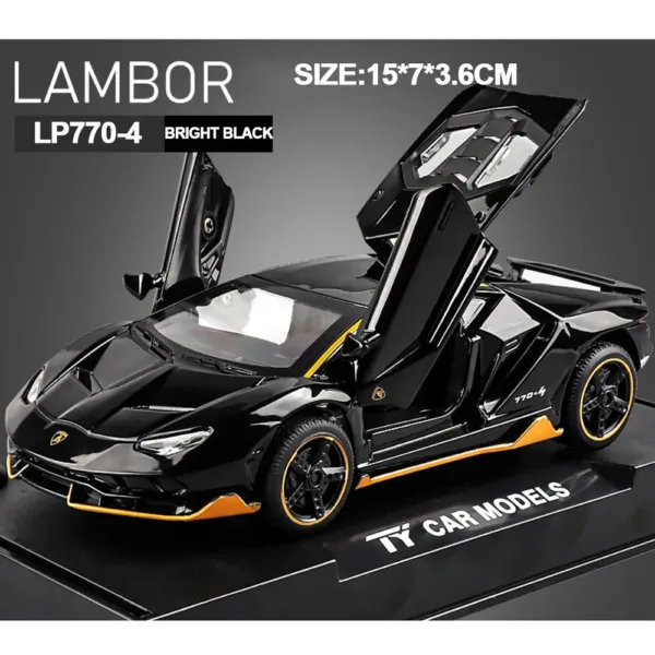 1:32 Lambor LP770 Alloy Diecast Toy Car - Image 8