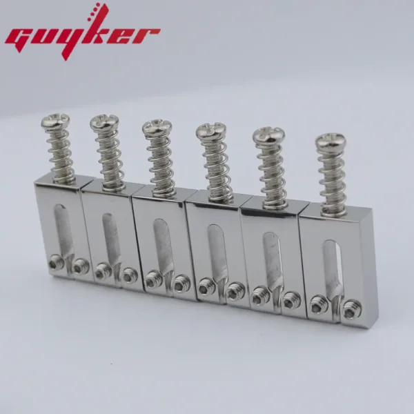 Stainless Steel Guitar Tremolo Bridge Saddles Set - Image 4