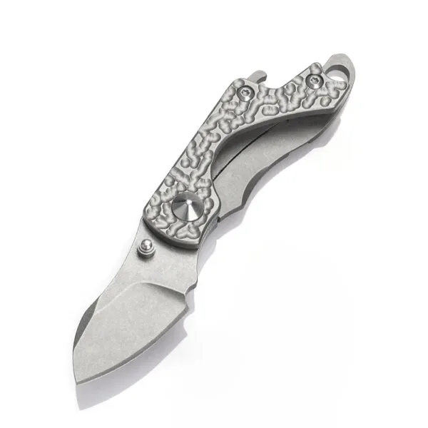 Titanium Alloy Folding Knife S35VN Steel EDC Tool - Image 17