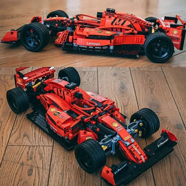 F1 Racing Supercar Building Blocks Set