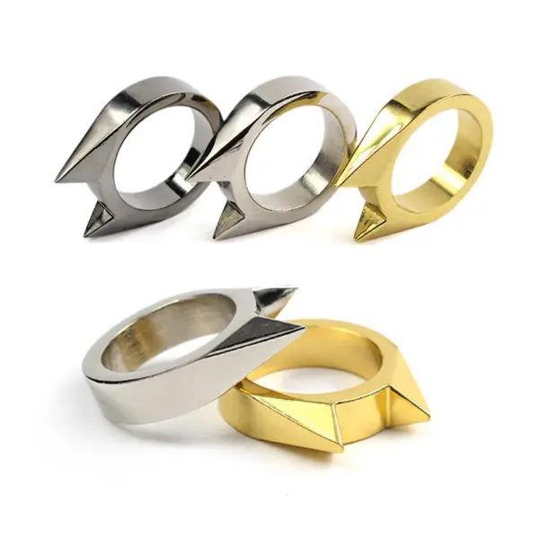 Multifunctional Self-Defense Brass Knuckles Ring - Image 5