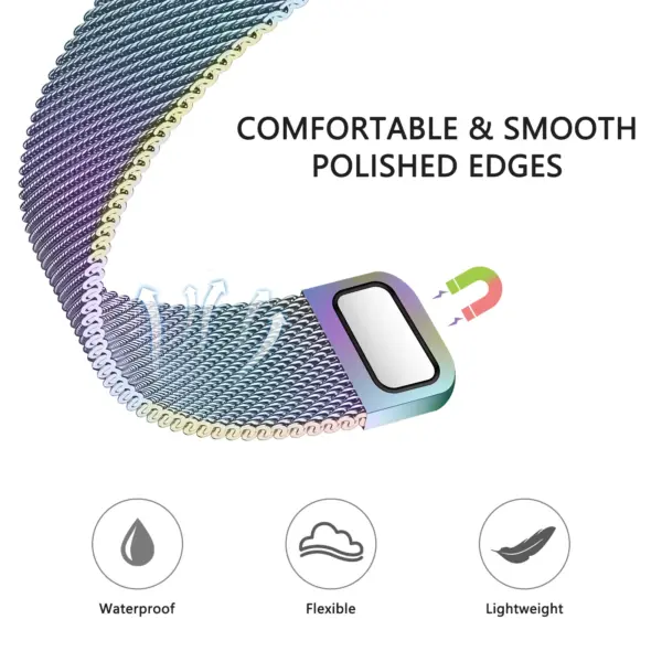 Milanese Magnetic Loop Strap for Apple Watch - Image 4