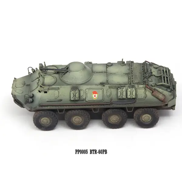 1:72 BTR-60PB Soviet Armored Vehicle Model - Image 3