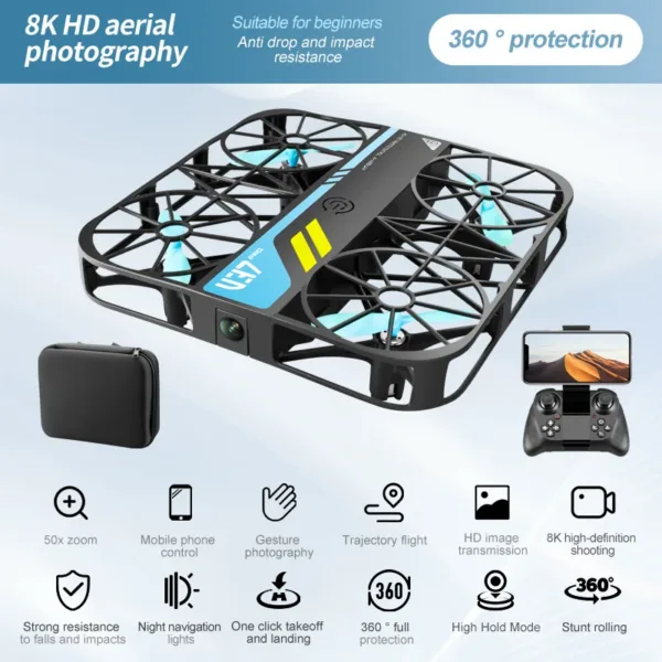 V37 Mini RC Drone with 8K 4K Camera - Image 5