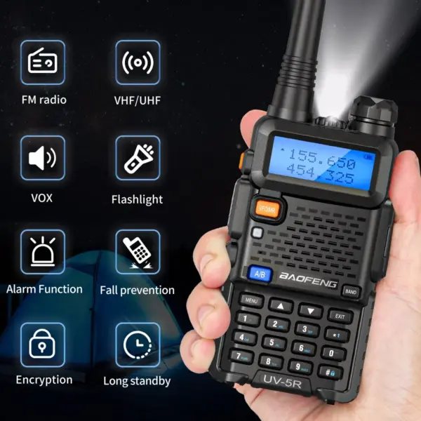 Baofeng UV-5R 5W/8W Dual Band Walkie Talkies - Image 2