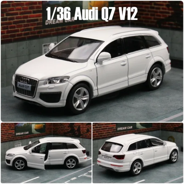 1/36 Audi Q7 V12 Diecast Toy Car Model - Image 7