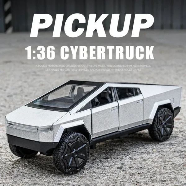 1:36 Scale Cybertruck Diecast Model Toy - Image 2