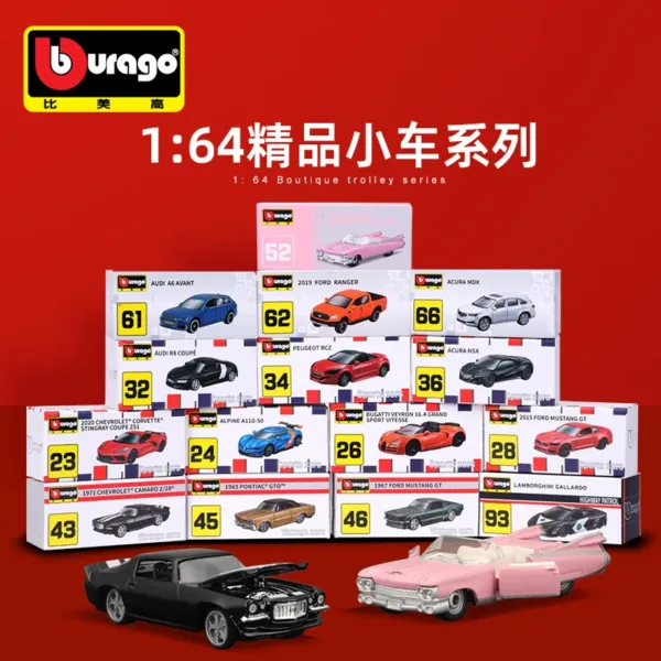 Bburago Diecast 1:64 Scale Car Models - Image 2