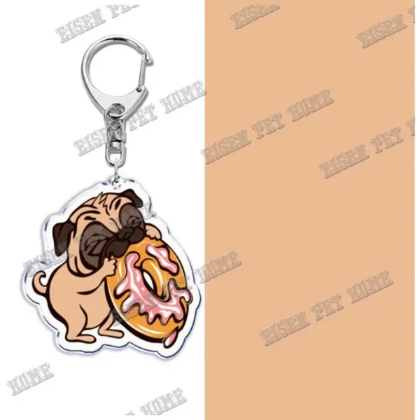 Cute PUG Keychain Pendant for All Occasions - Image 23