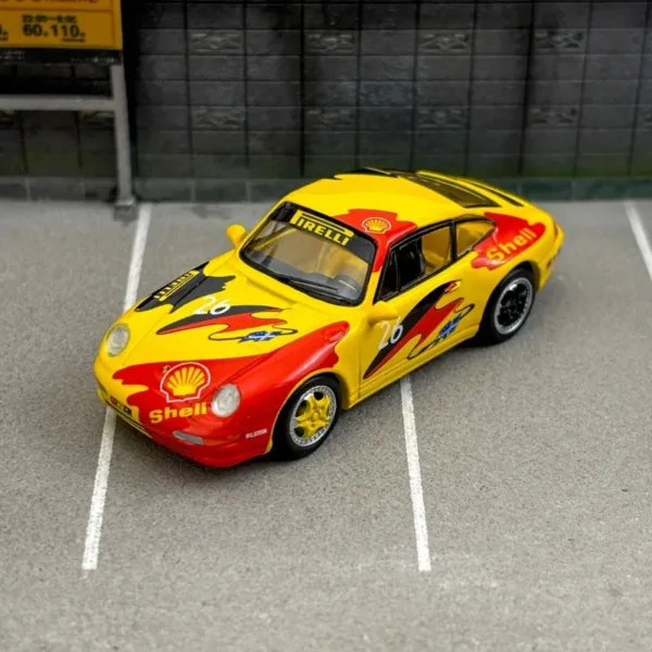 1/64 Scale Diecast Porsche 993 #26 Model Car - Image 5