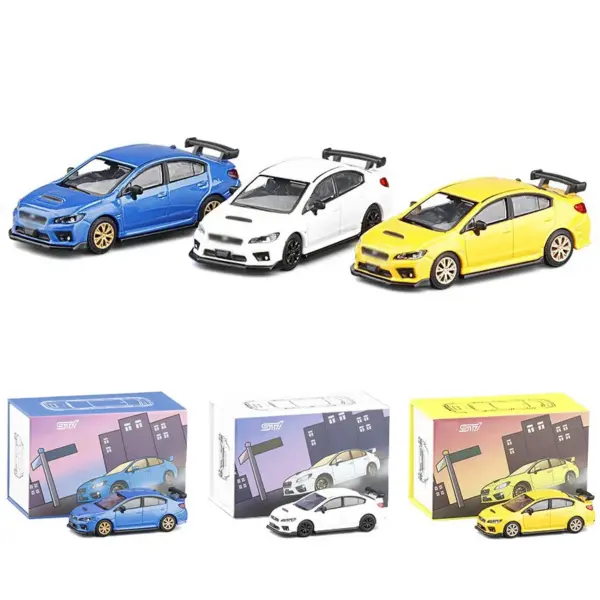 1/64 WRX STI Diecast Metal Car Model