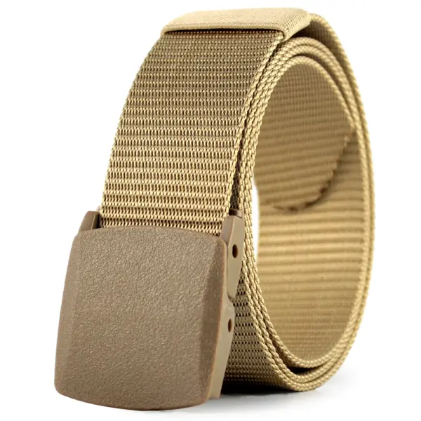 Tactical Canvas Belt with Adjustable Buckle - Image 11