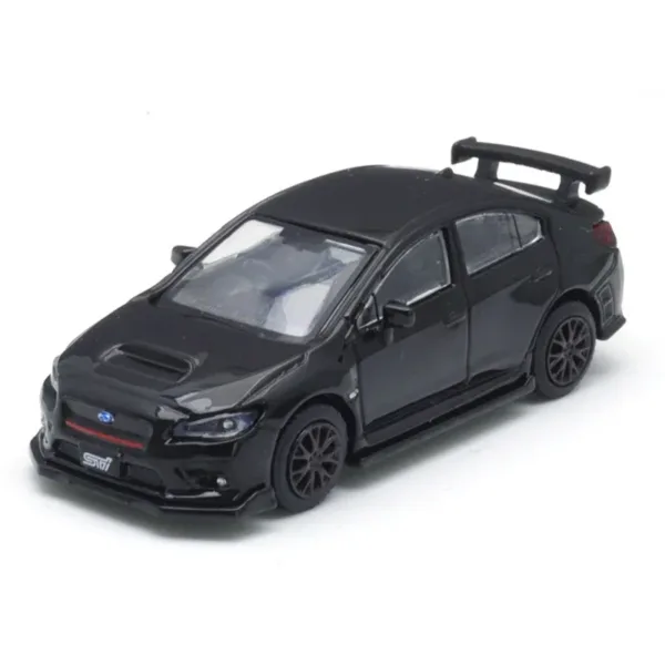 1:64 Diecast Black Subaru STI Model Car - Image 3